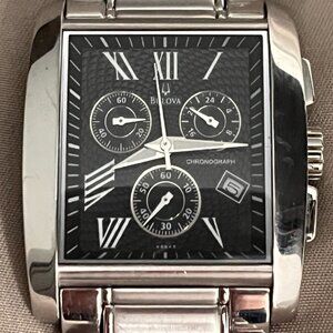 Bulova Intermezzo Chronograph 96G45 (C864024)  - New Battery  - Stainless Steel